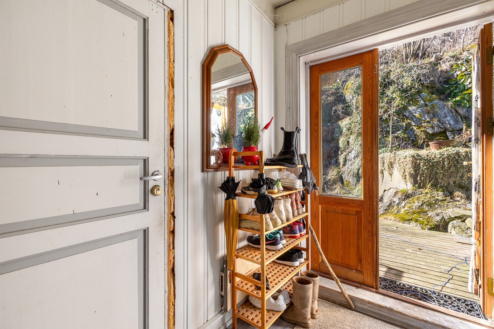 Velkommen inn - gang i fellesareal Galleribilde