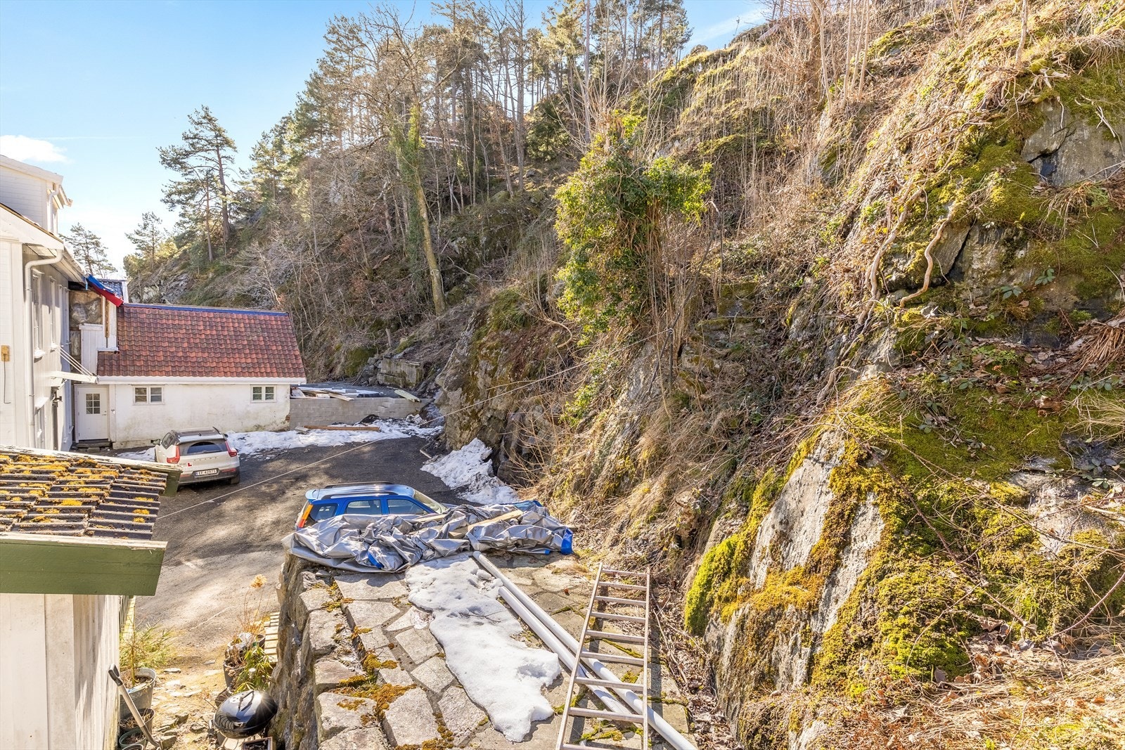 Bakgård Galleribilde