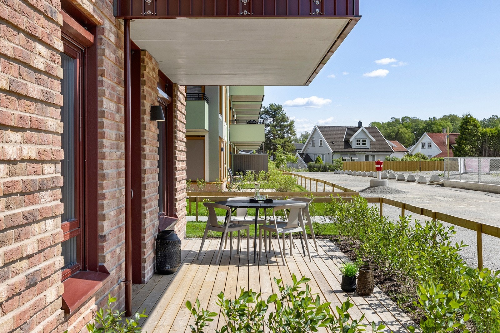 Markterrasse på ca. 18m². Galleribilde