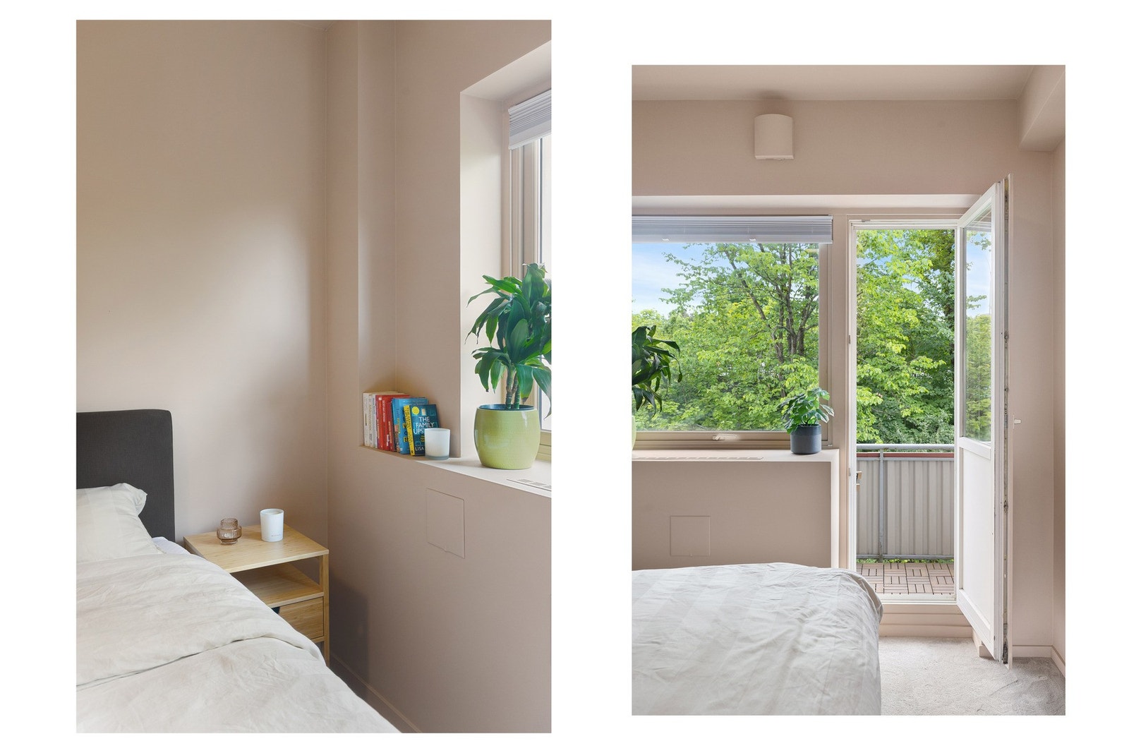 Gode lysinnslipp gir rommet en behagelig atmosfære. Galleribilde