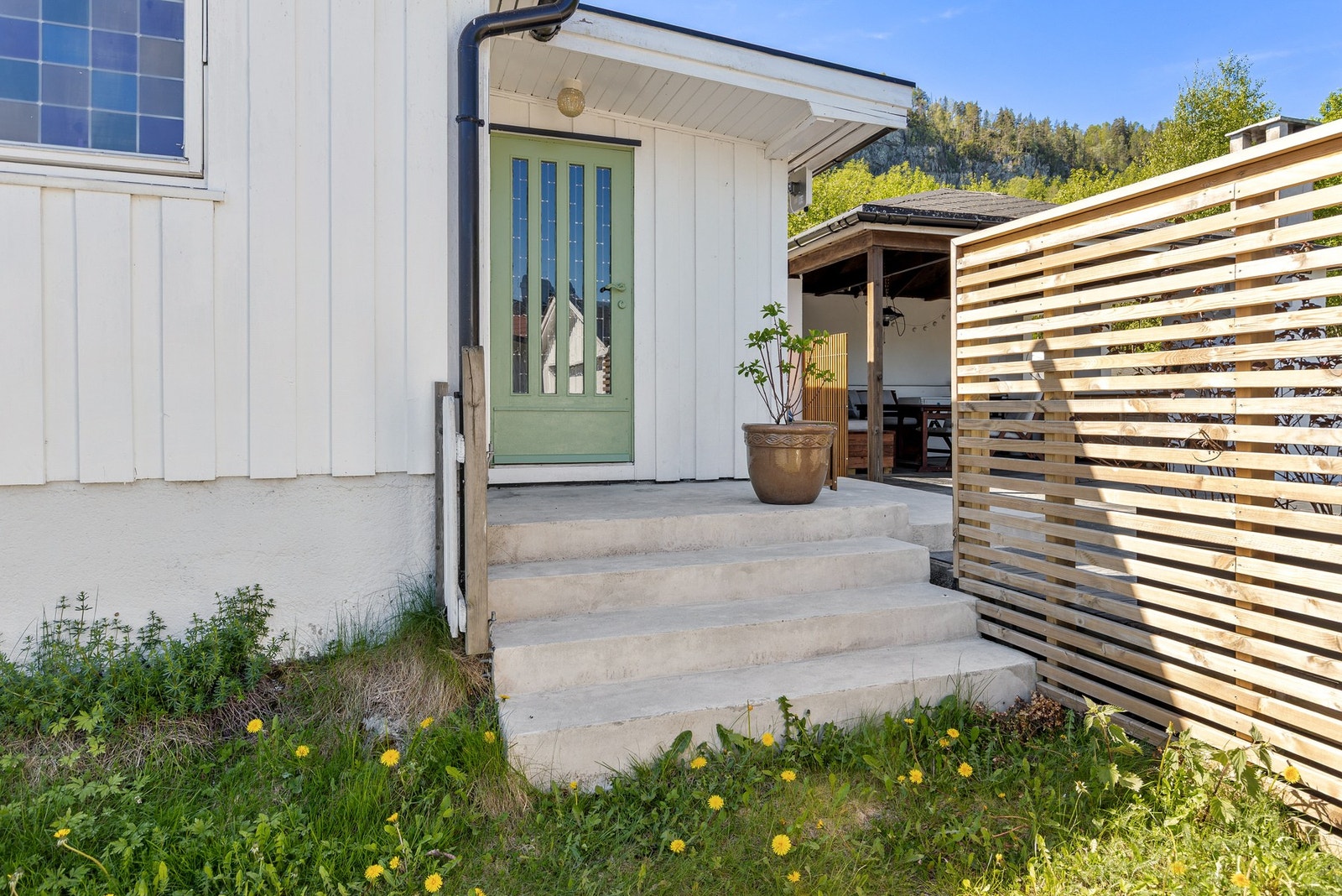 Hyggelig inngangsparti Galleribilde