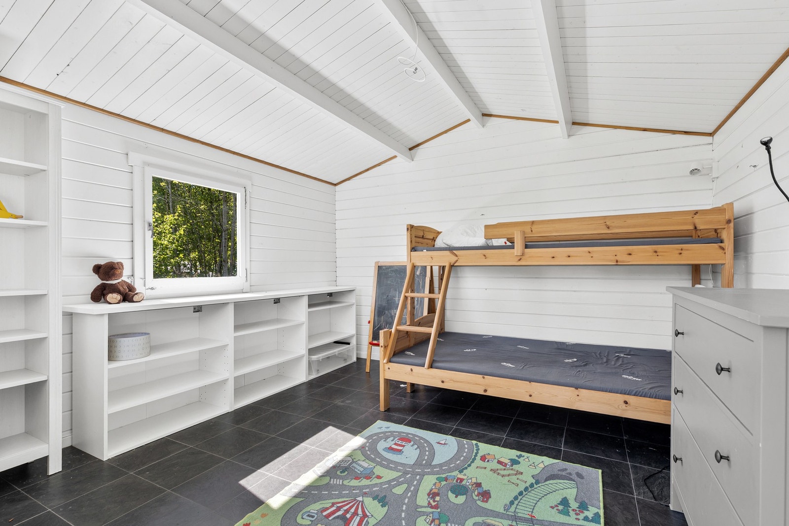 Dette annekset er innredet med køyeseng Galleribilde