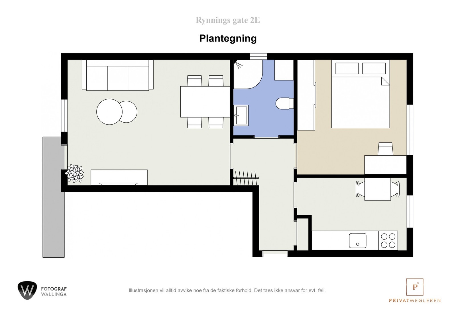 Plantegning Galleribilde