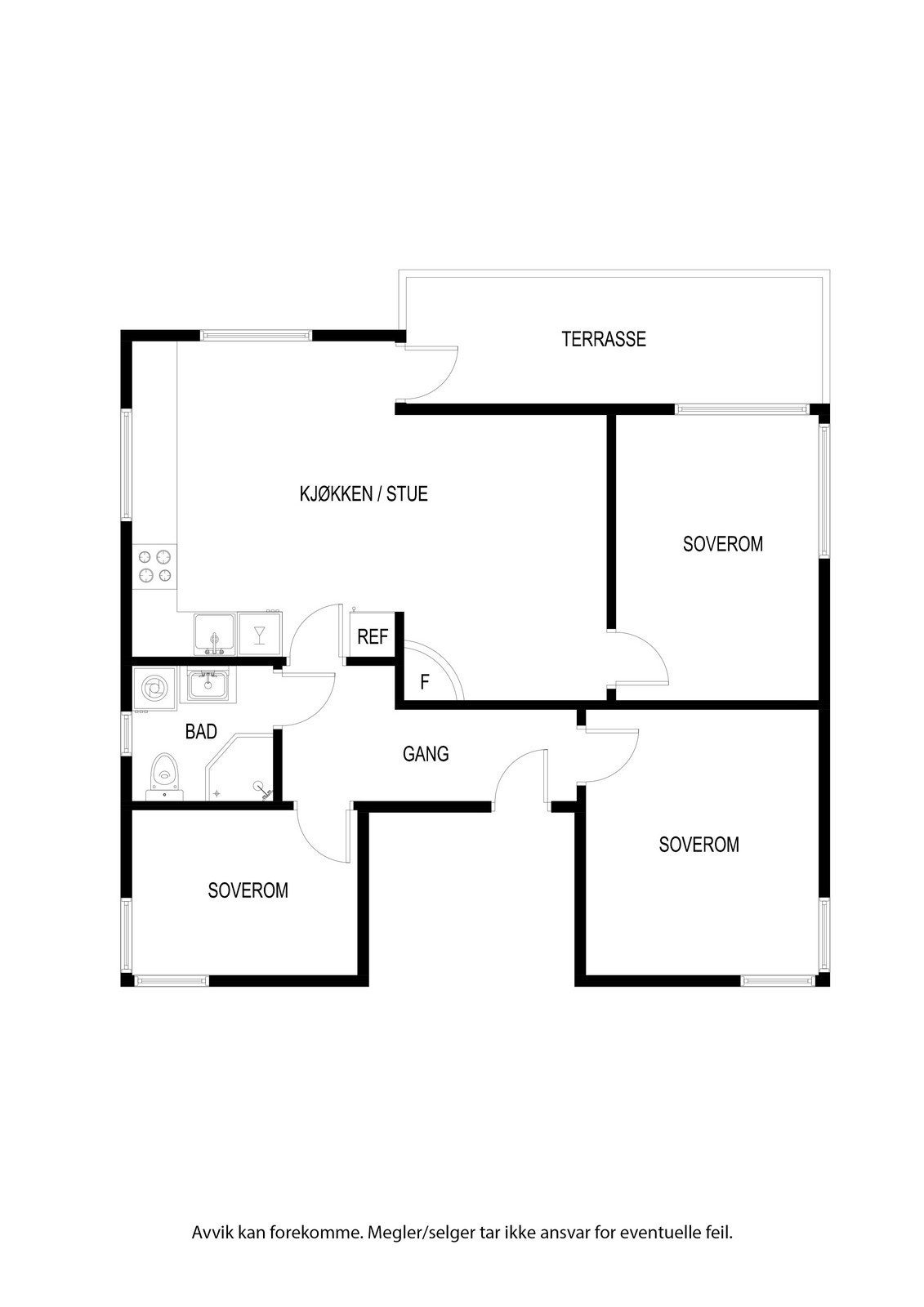 Plantegning Galleribilde