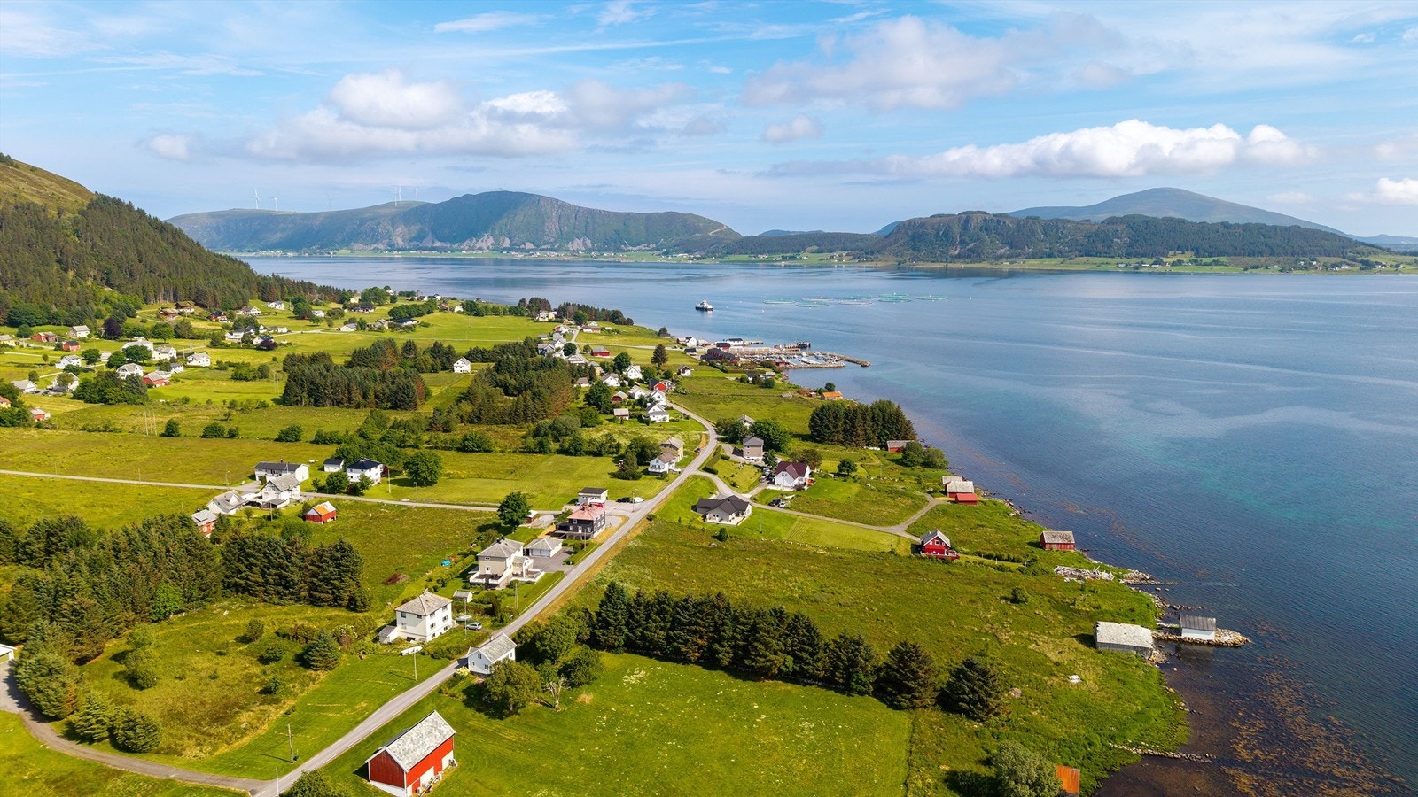 Dronebilde Galleribilde