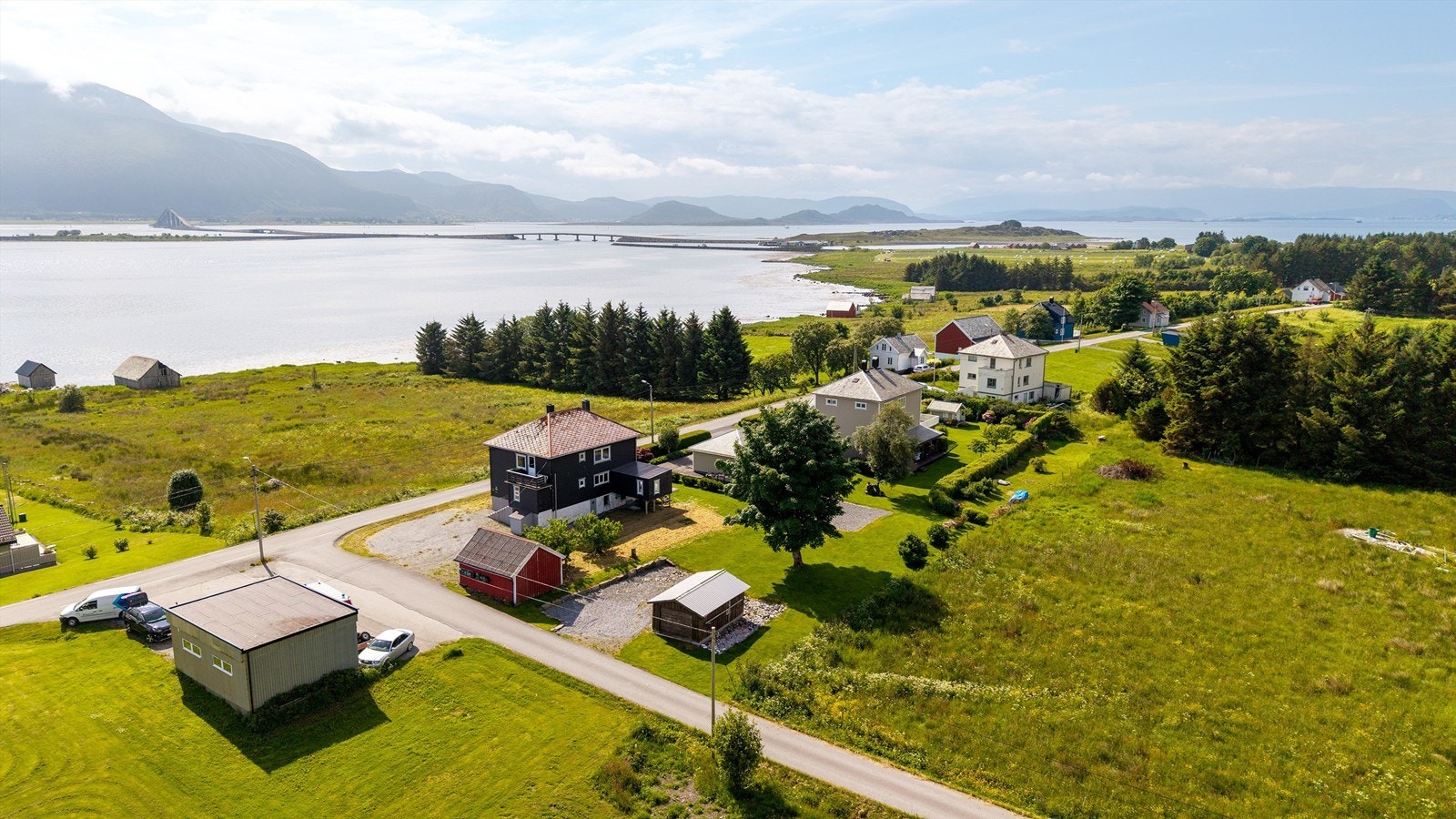 Dronebilde Galleribilde