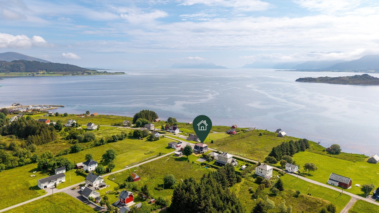 Dronebilde Galleribilde