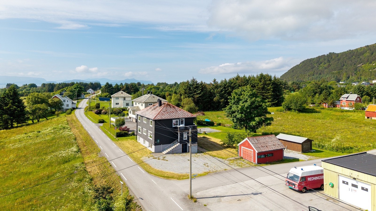 Dronebilde Galleribilde