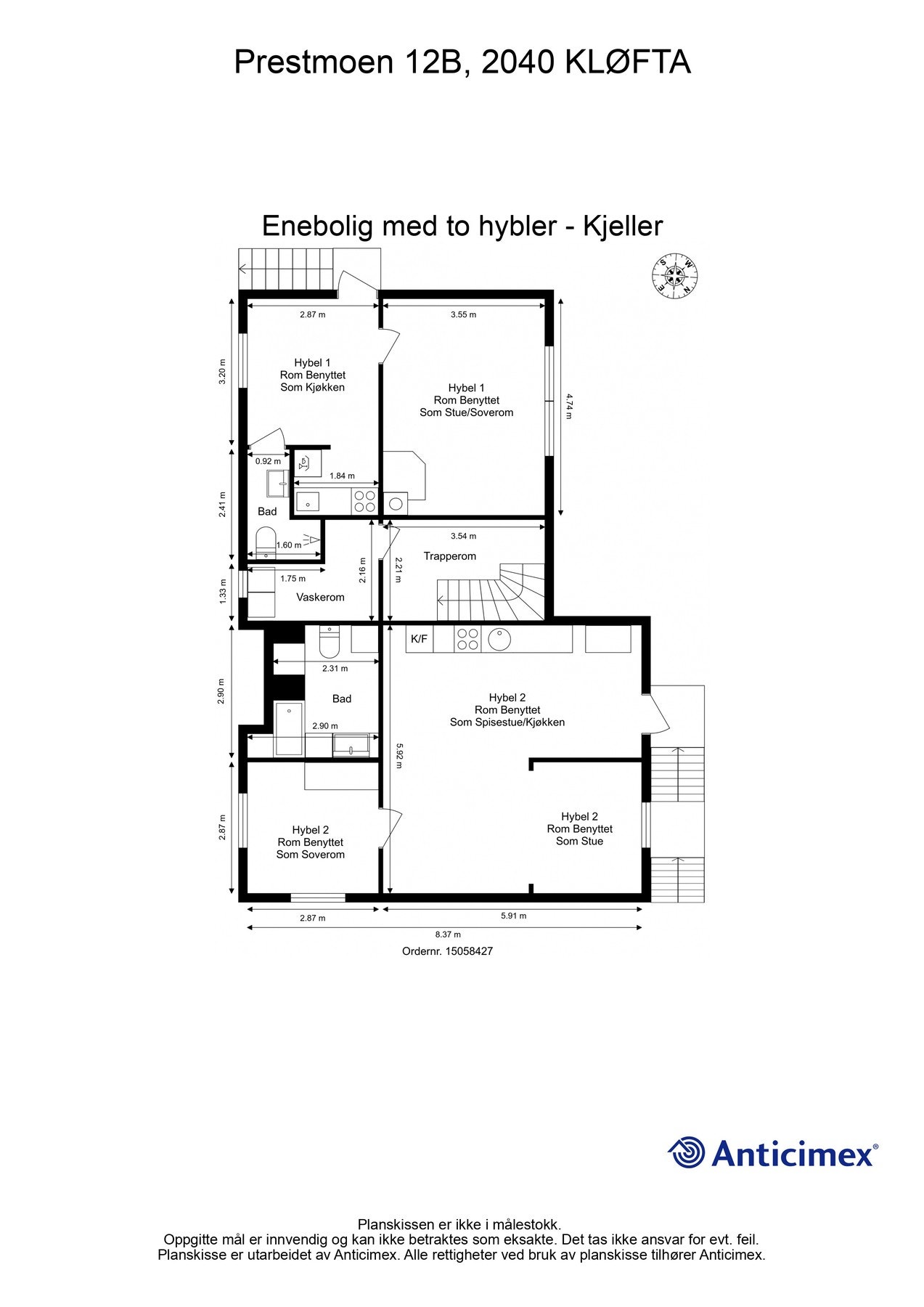 Plantegning 2 Etasje Galleribilde