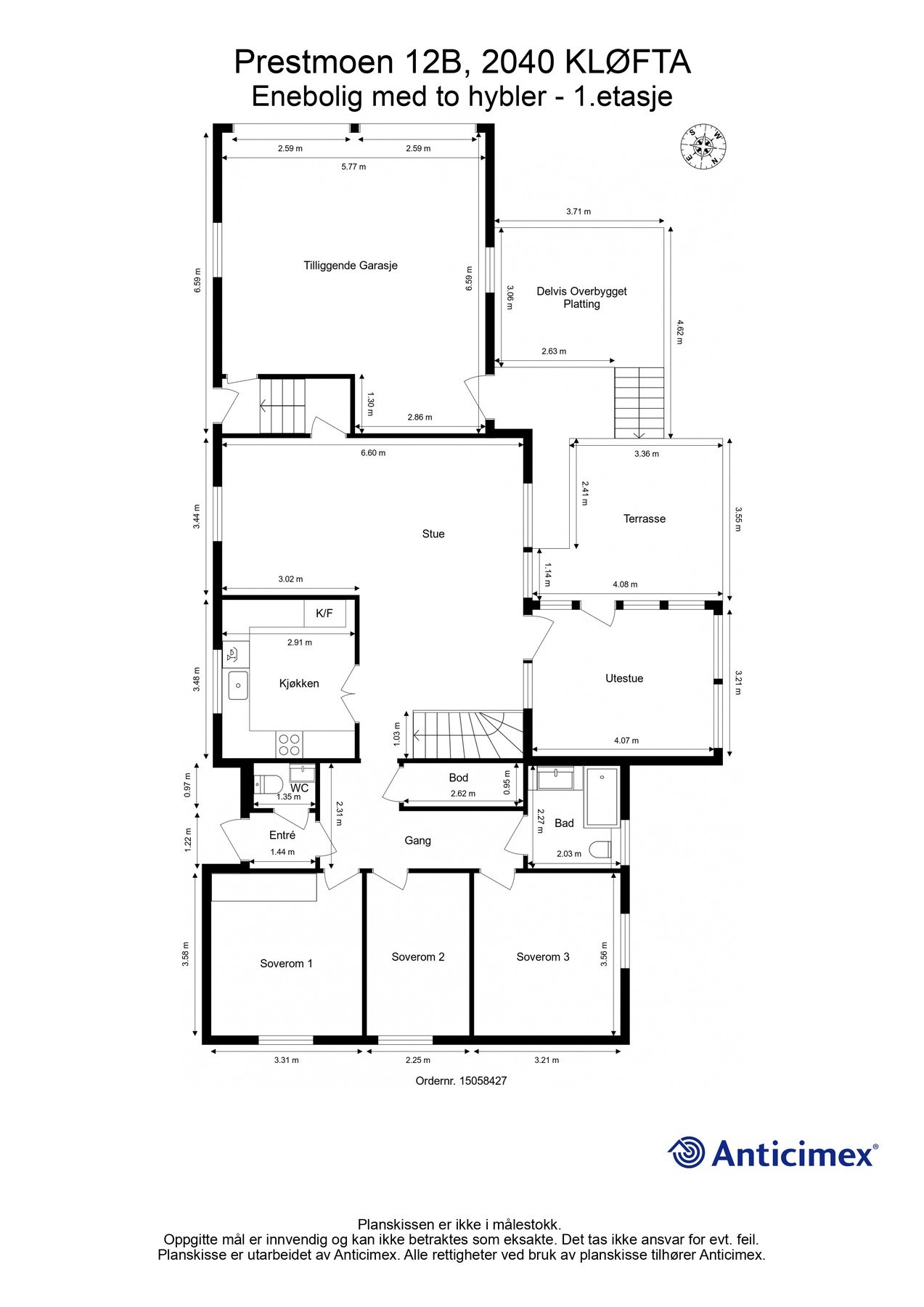 Plantegning 1 Etasje. Galleribilde