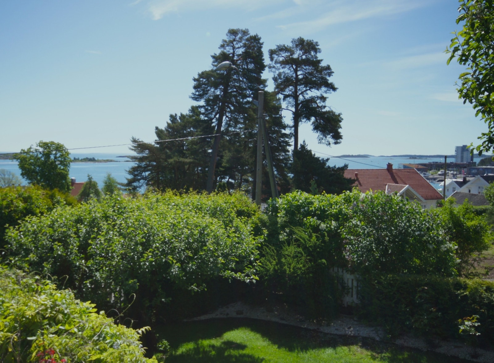 Havutsikt fra hagestua. Galleribilde