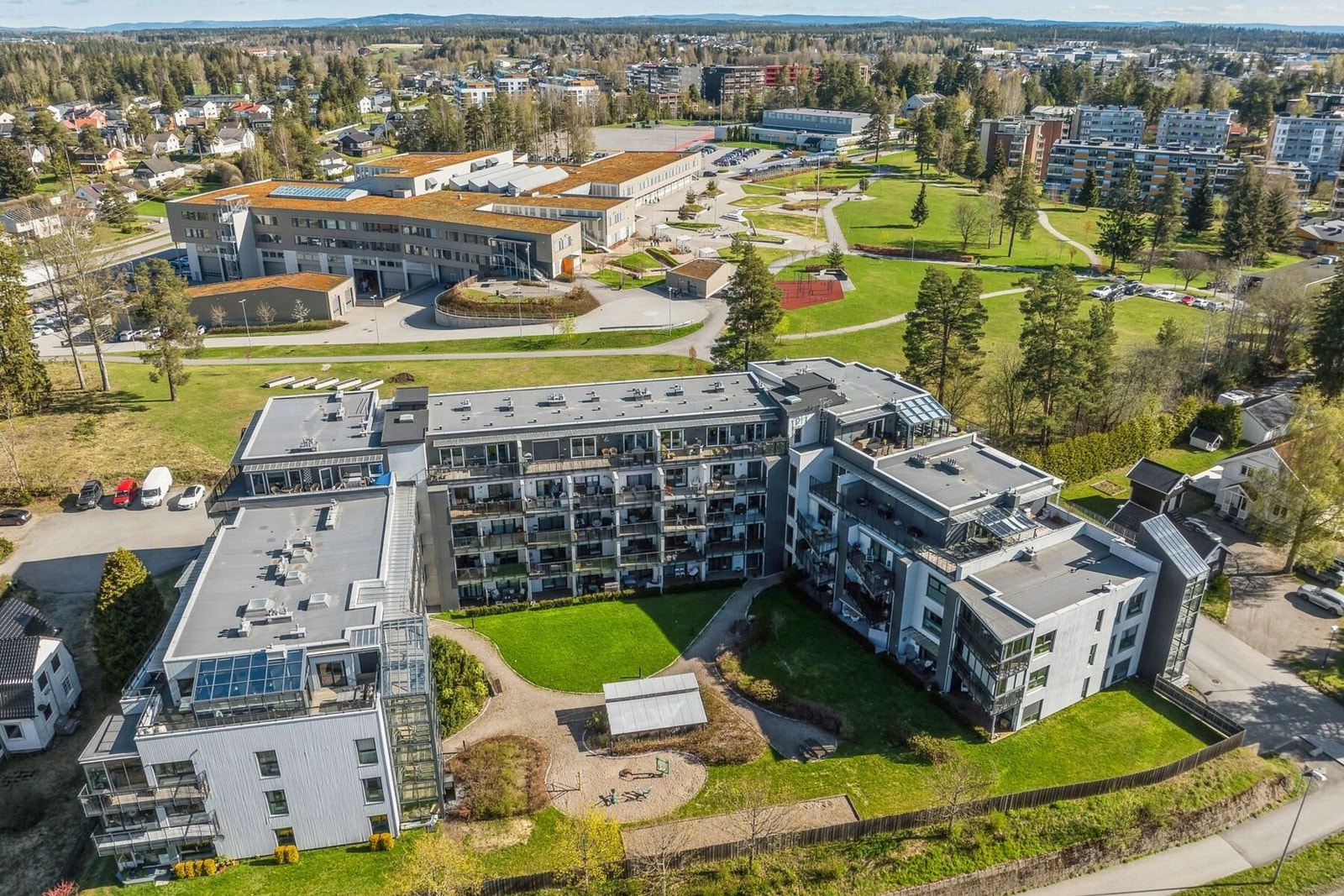 Her kan du nyte frisk luft og vakre landskap, uten å måtte gi avkall på fordelene ved en sentral beliggenhet. Galleribilde