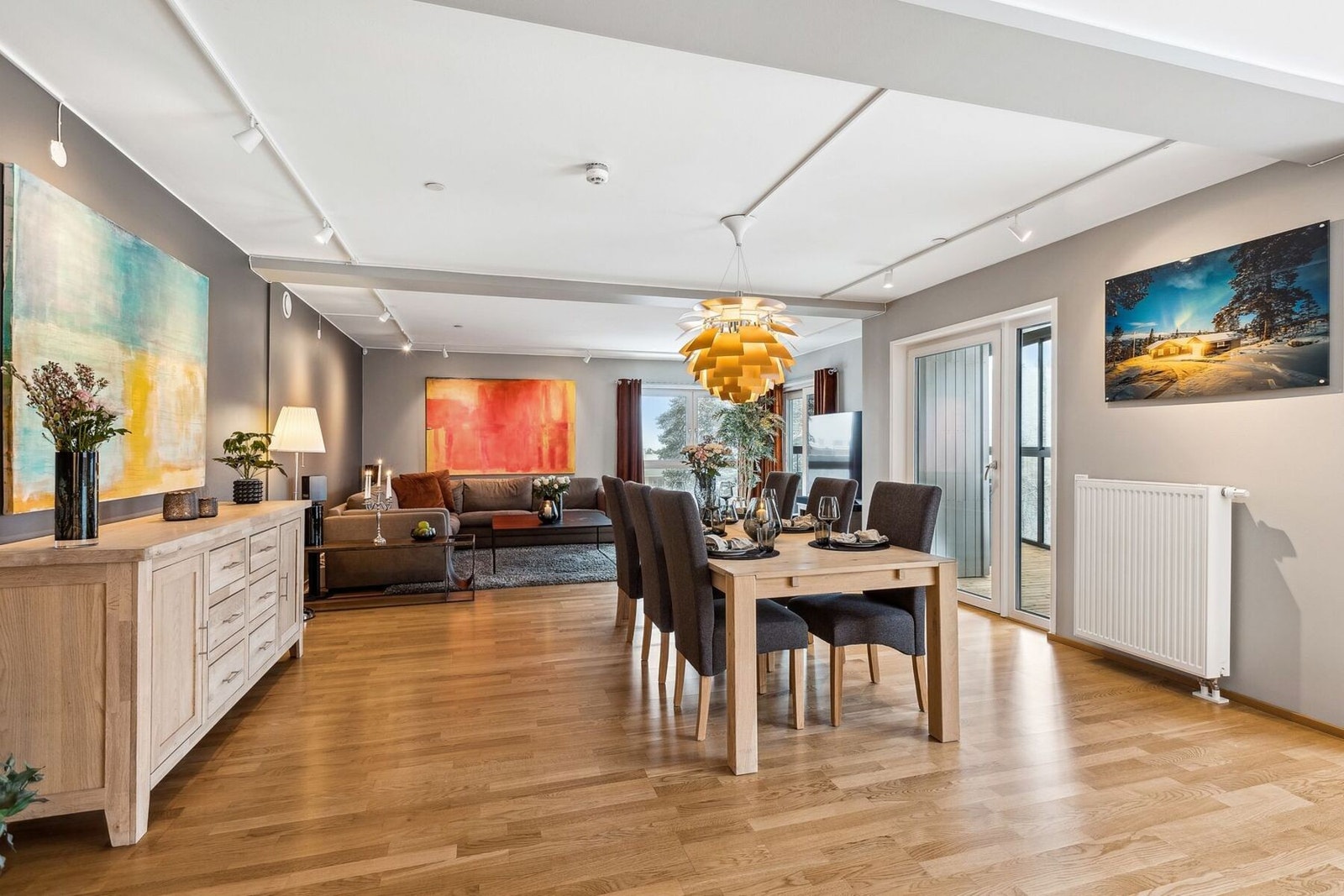 De stilrene fargene gjør det enkelt å innrede etter egen smak. Galleribilde