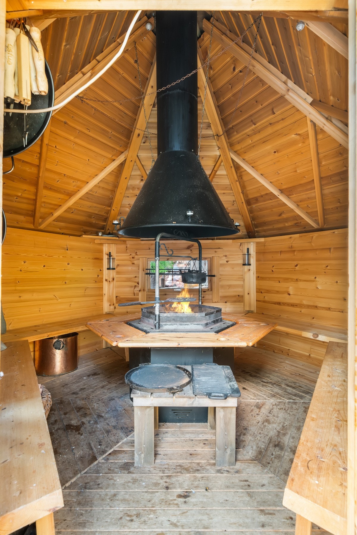 Grillhytta kan være ett samlingspunkt Galleribilde