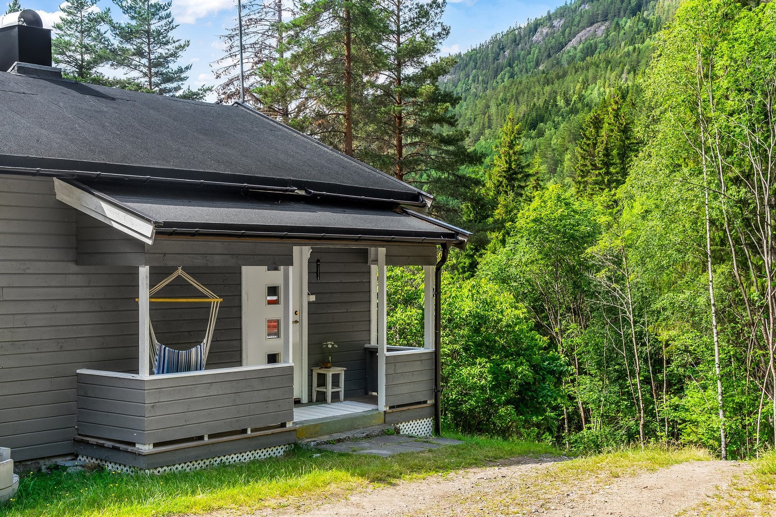 Overbygget inngangsparti Galleribilde