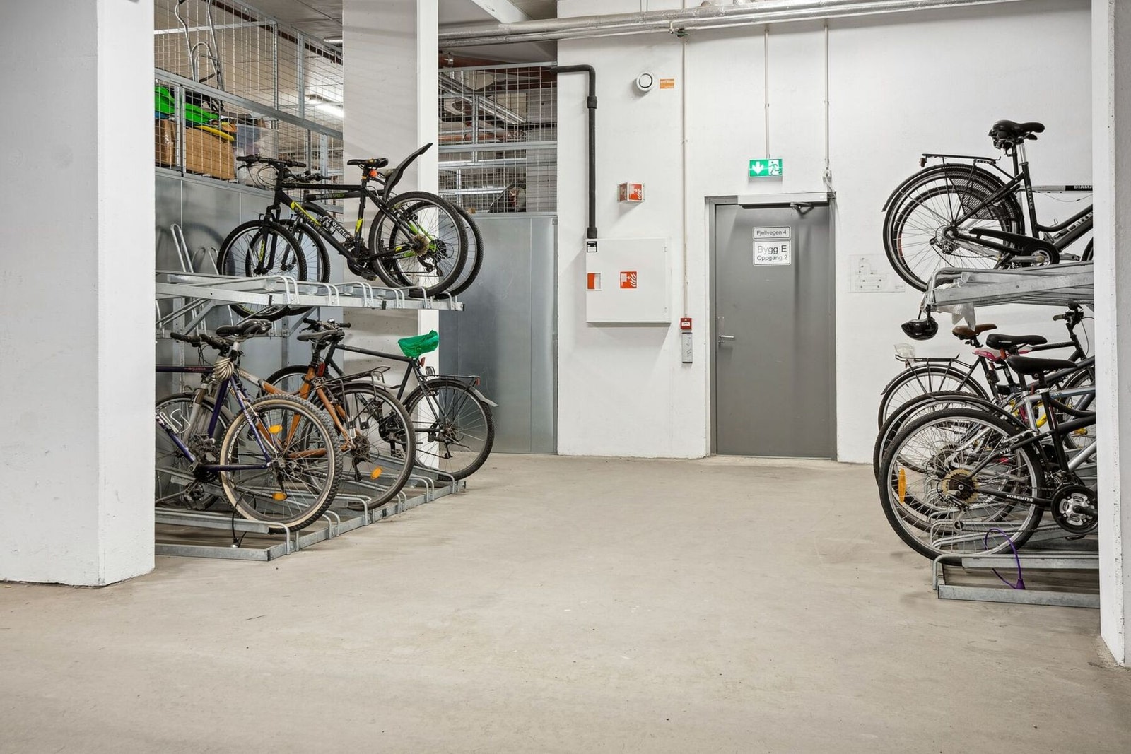 Sykkeparkering Galleribilde