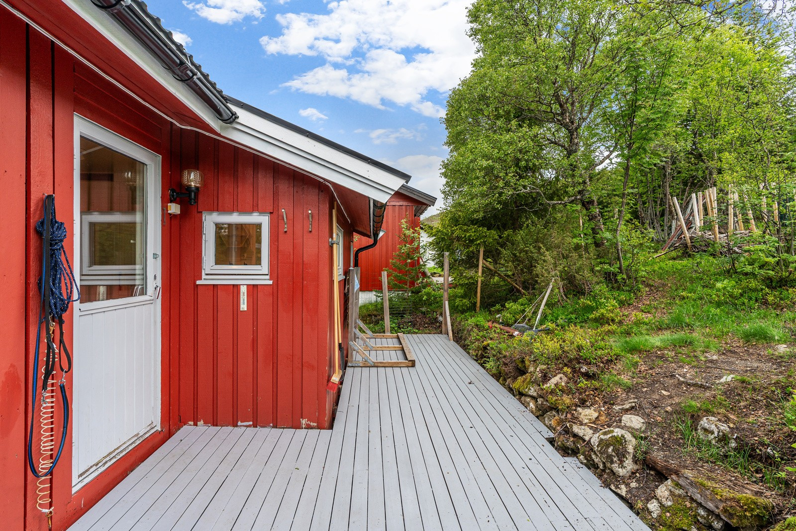 Her får du sol på ettermiddagen og tidlig kveld.