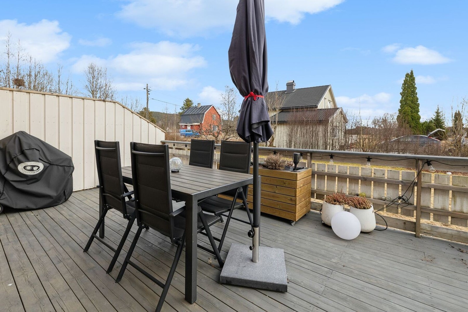 Her kan du nyte pent vær og solrike dager. Galleribilde