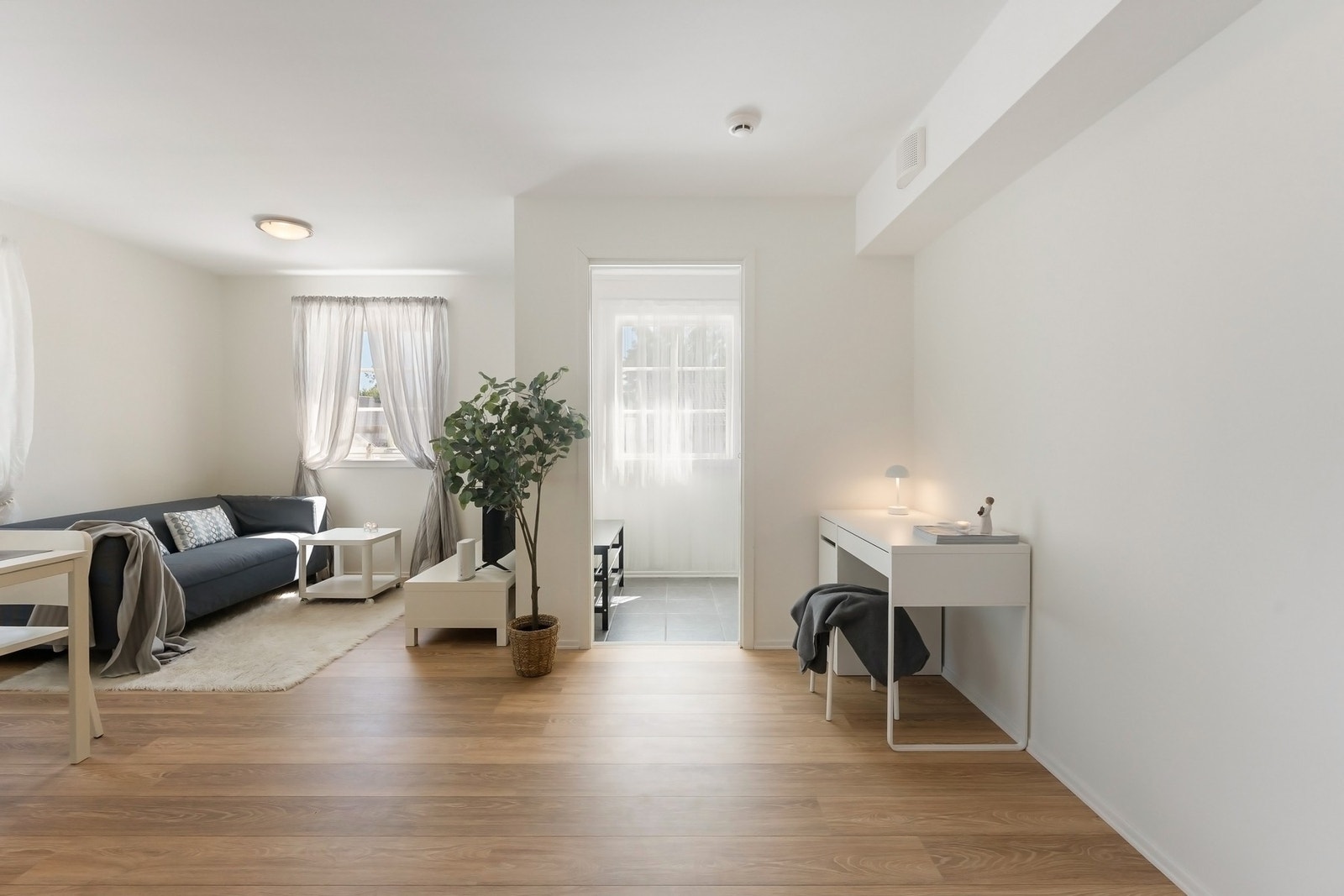 Hybeldelen er lys og romslig med en god planløsning. Galleribilde