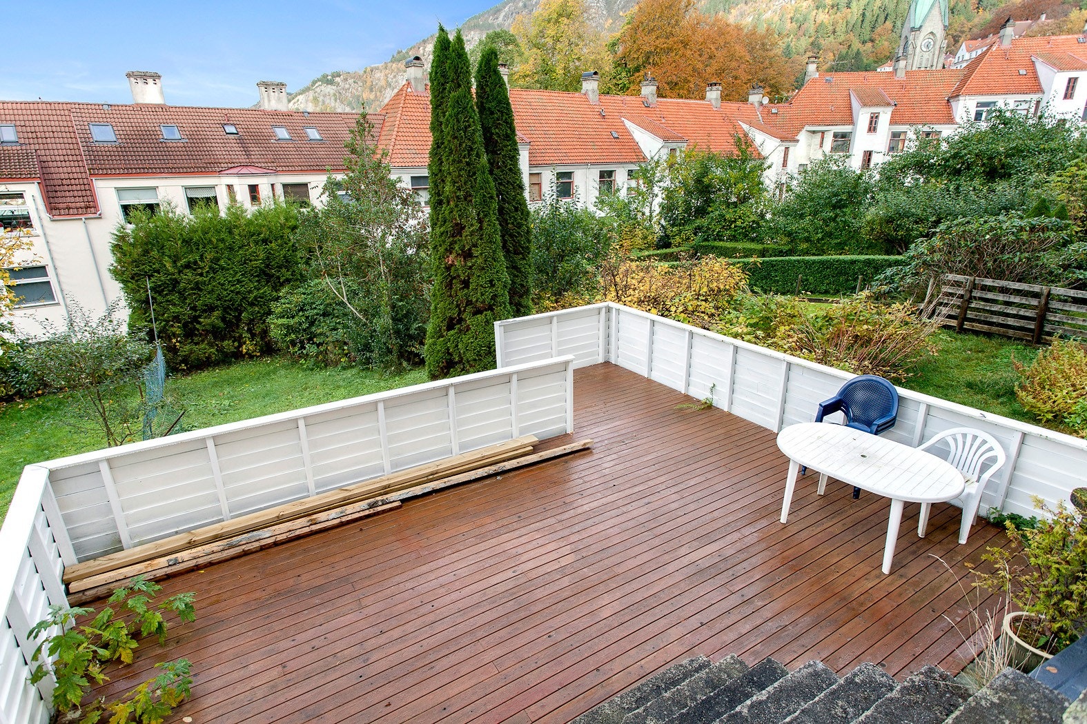 Felles terrasse for beboerne Galleribilde