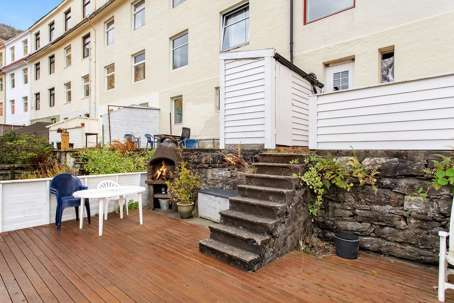 Felles terrasse Galleribilde