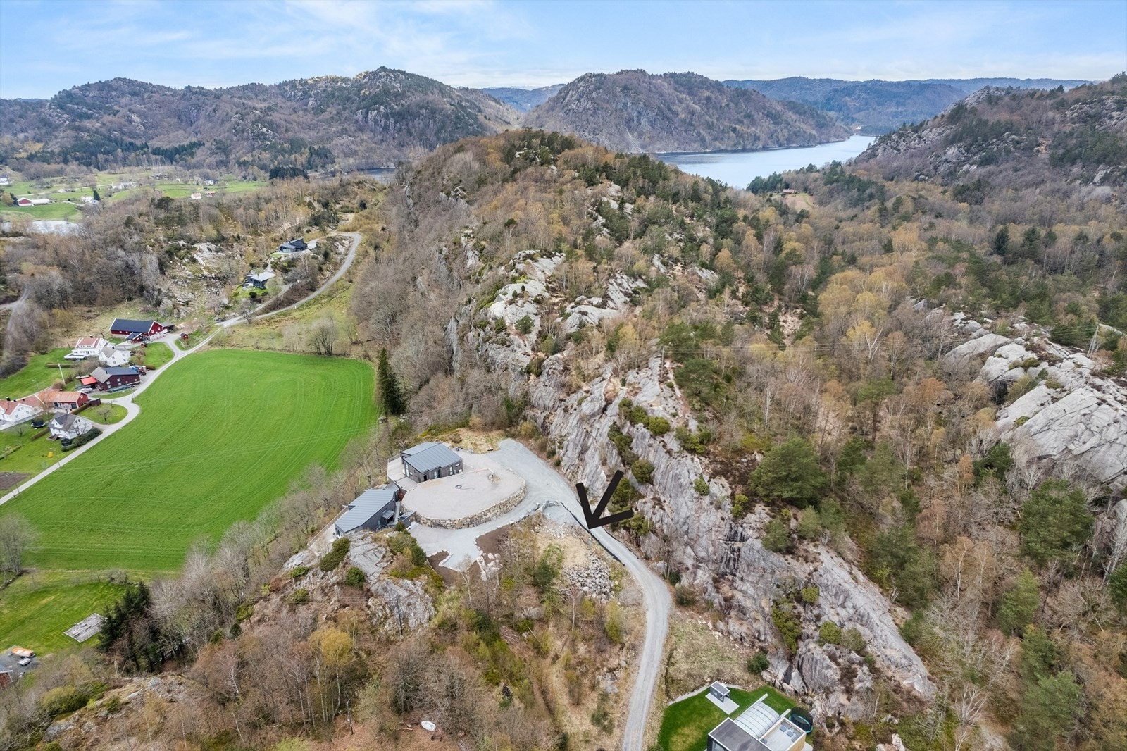 Dronefoto Galleribilde