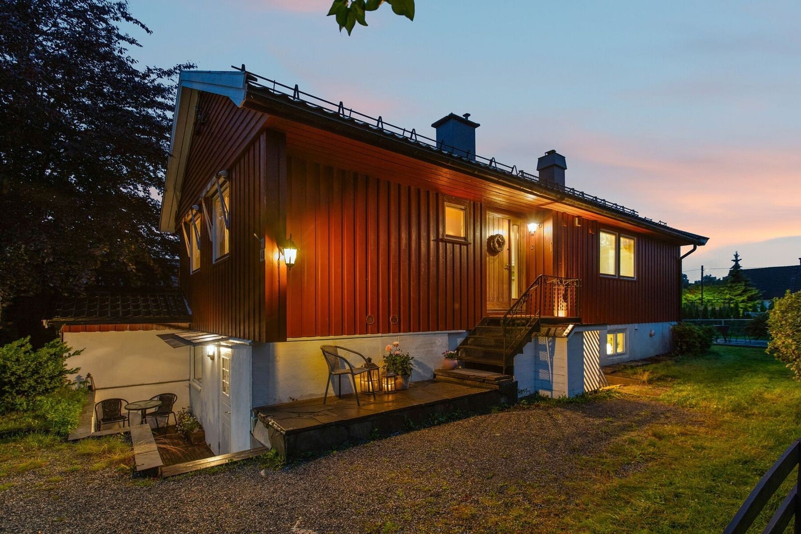 Boligen har flott utebelysning! Galleribilde