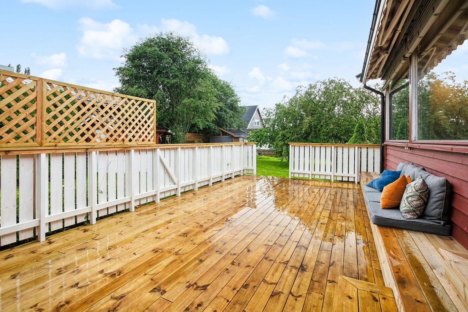 Terrassen er på hele 40m2! Galleribilde