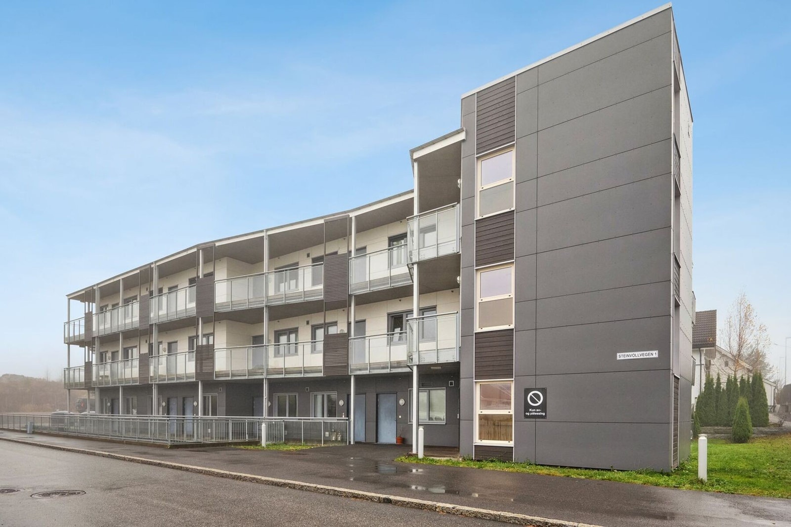 Trappefri adkomst til leiligheten. Galleribilde