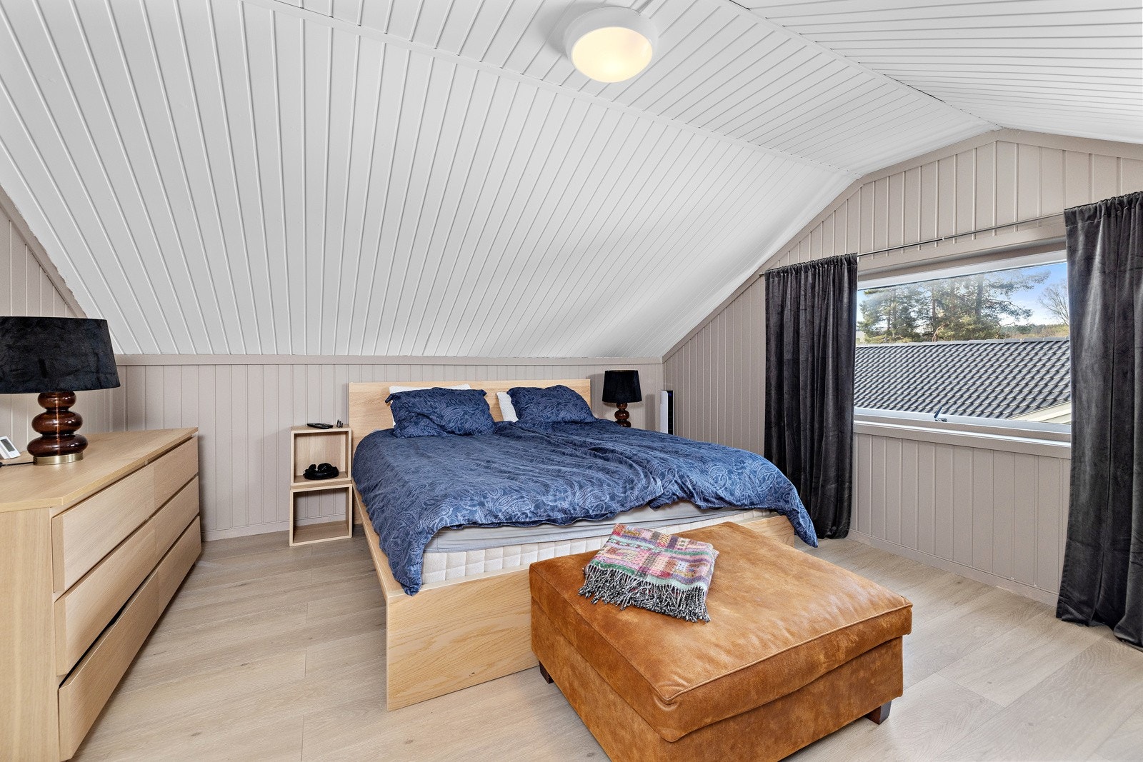 Soverommet er i den "gamle" delen av huset. Galleribilde