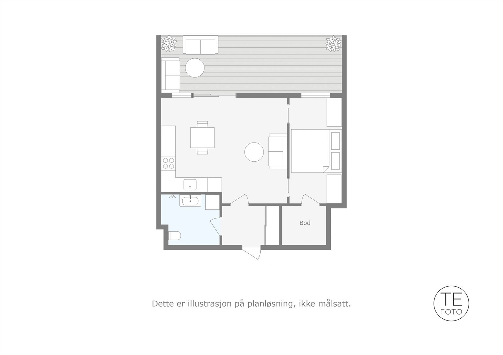 Plantegning Galleribilde