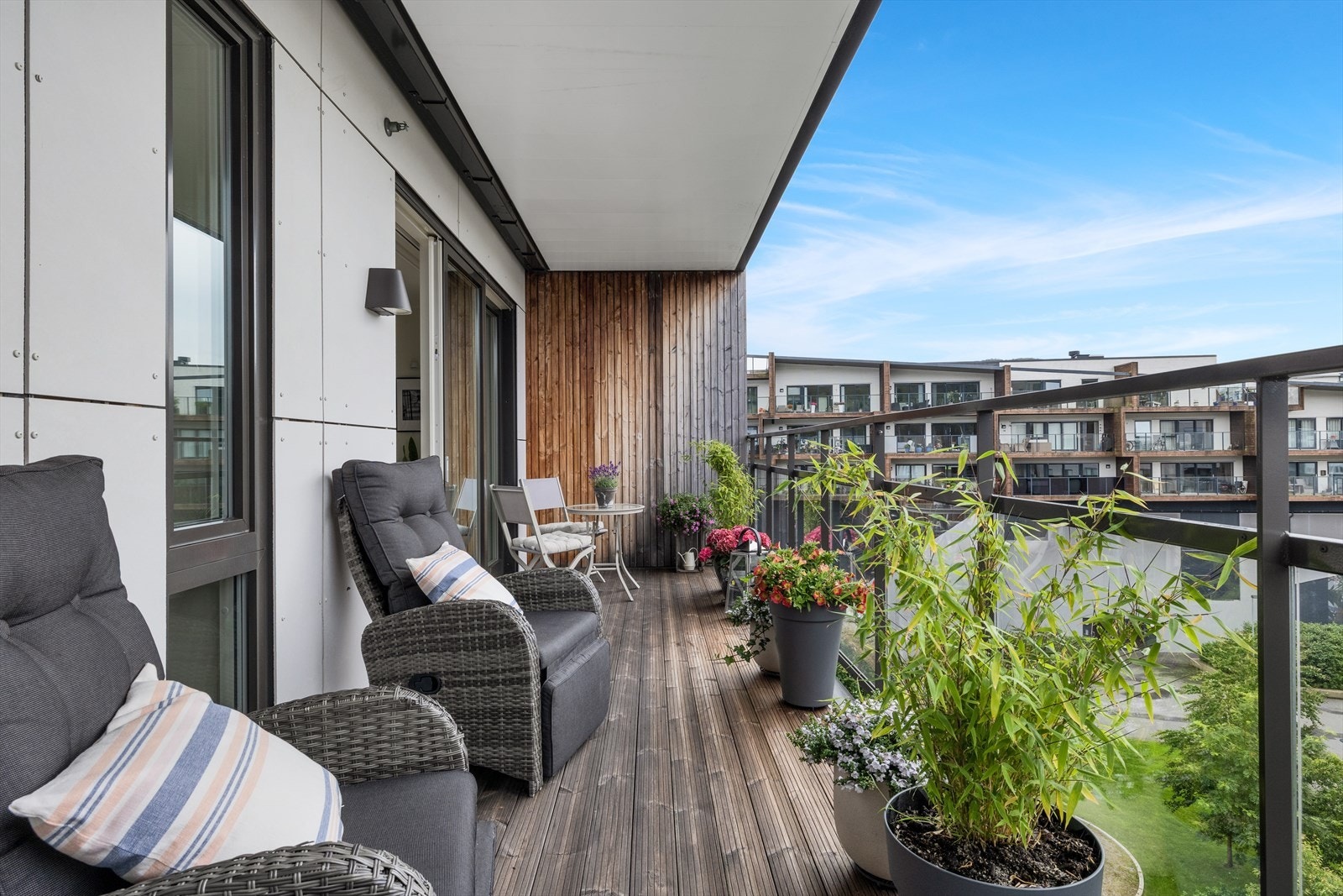 Her er god plass til utemøblement Galleribilde