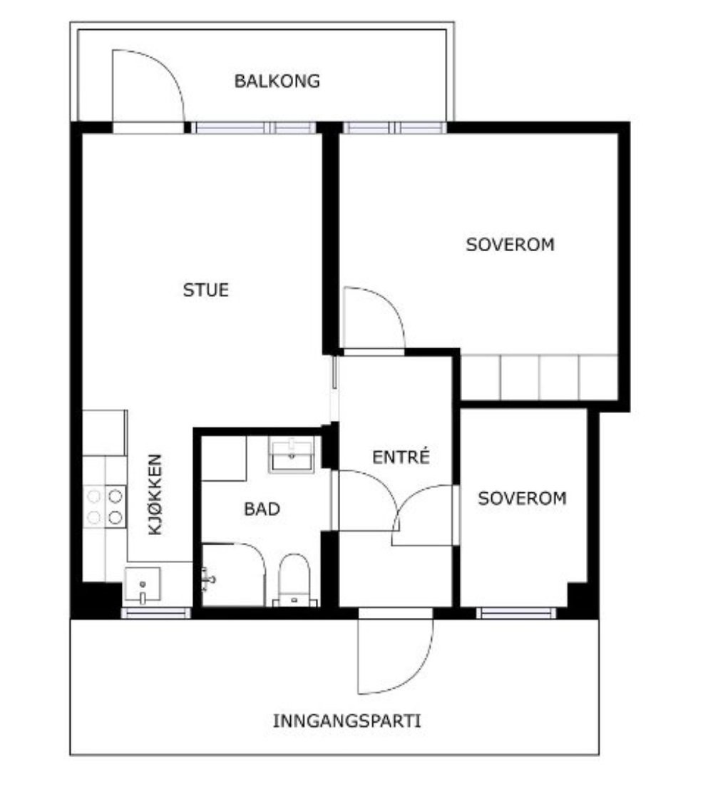 Plantegning Galleribilde