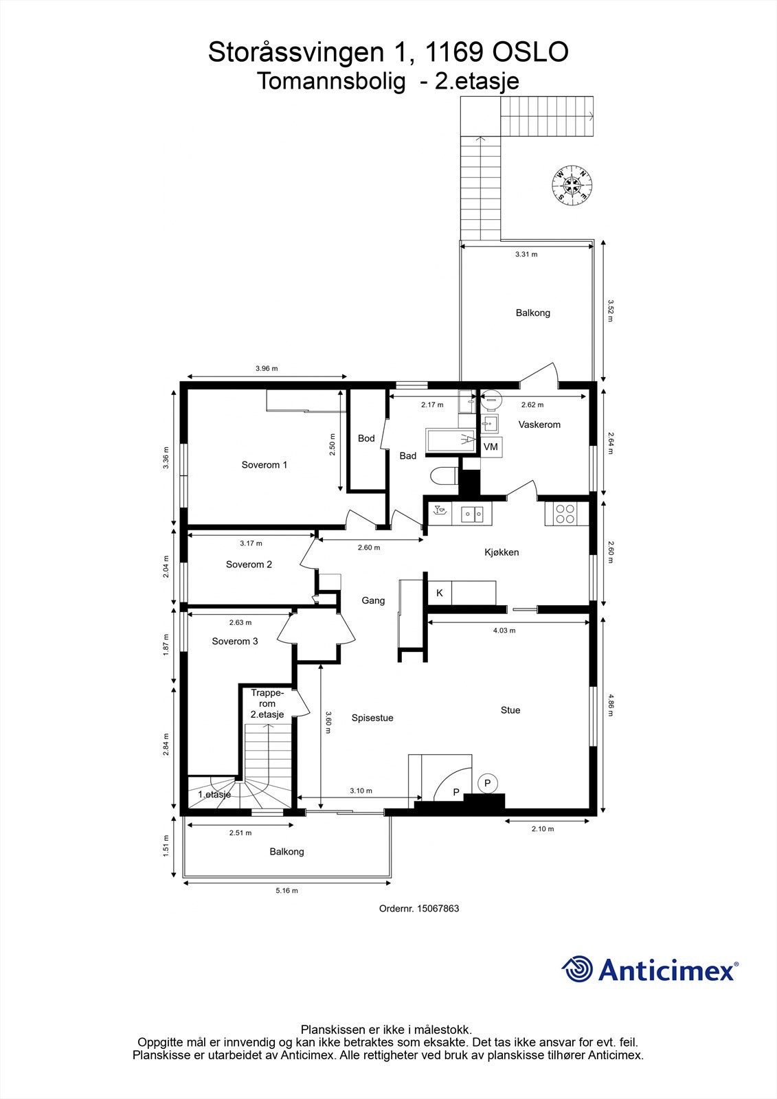 Plantegning Galleribilde
