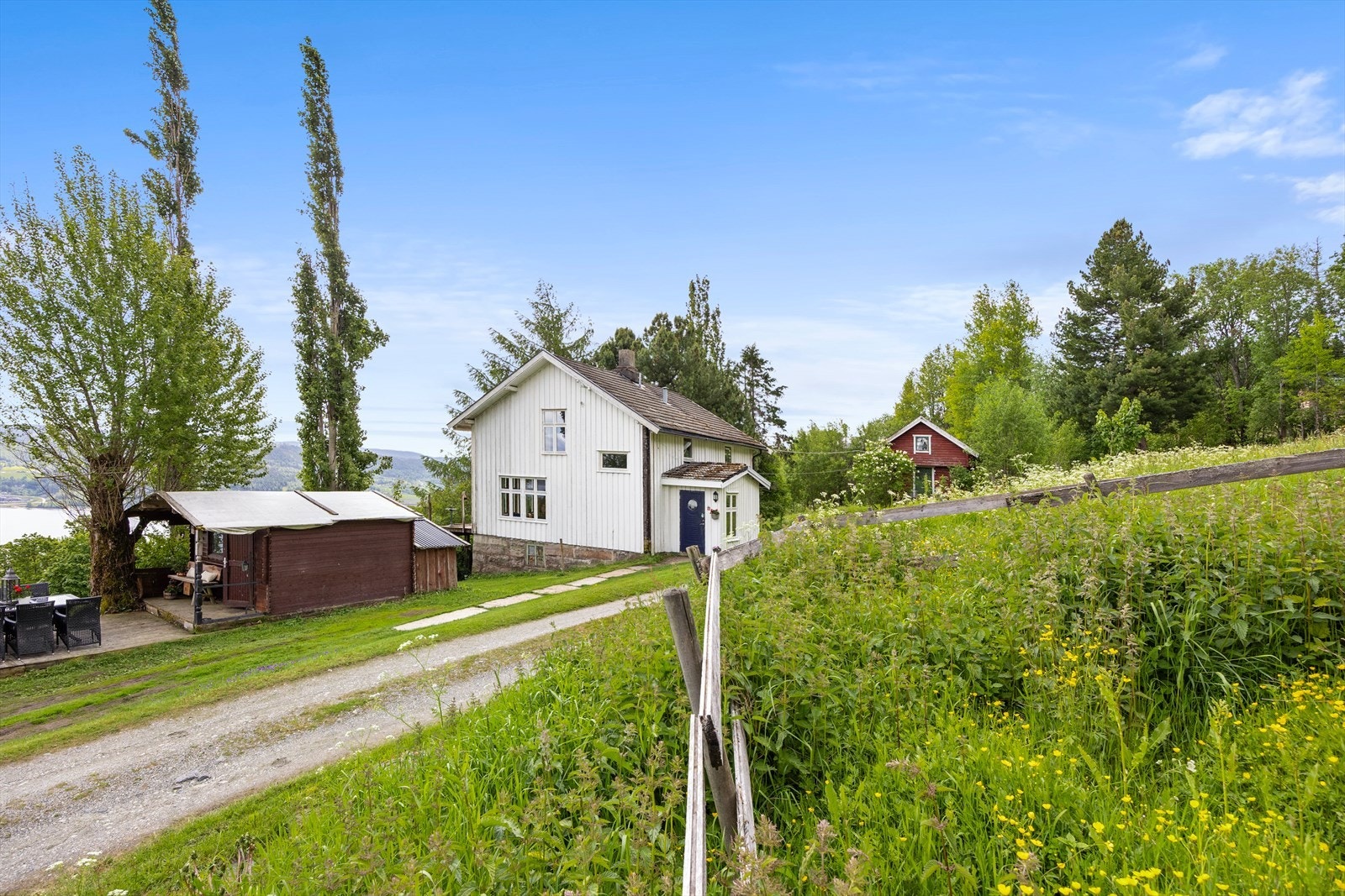Eiendommen er beliggende i et landlig boligområde i Feiring i Eidsvoll kommune. Galleribilde