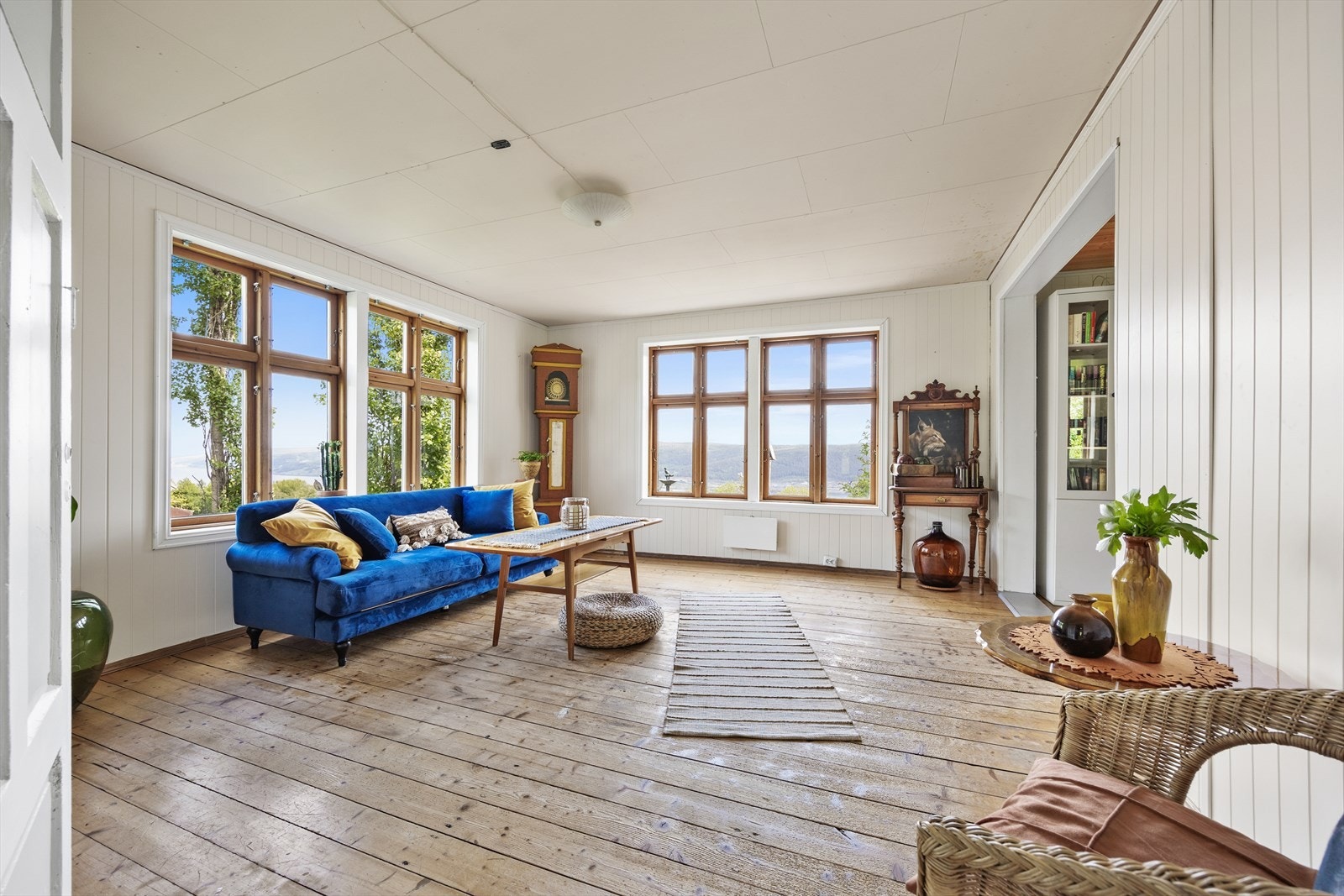 Her kan du innrede med både en koselig sofagruppe og annet møblement. Galleribilde