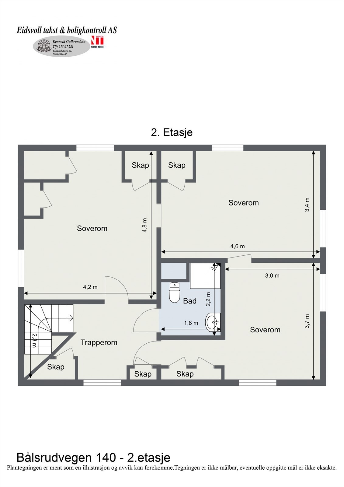 Plantegning 2. etasje. Galleribilde