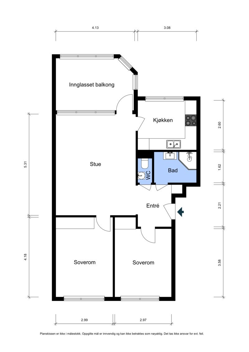 Plantegning Galleribilde