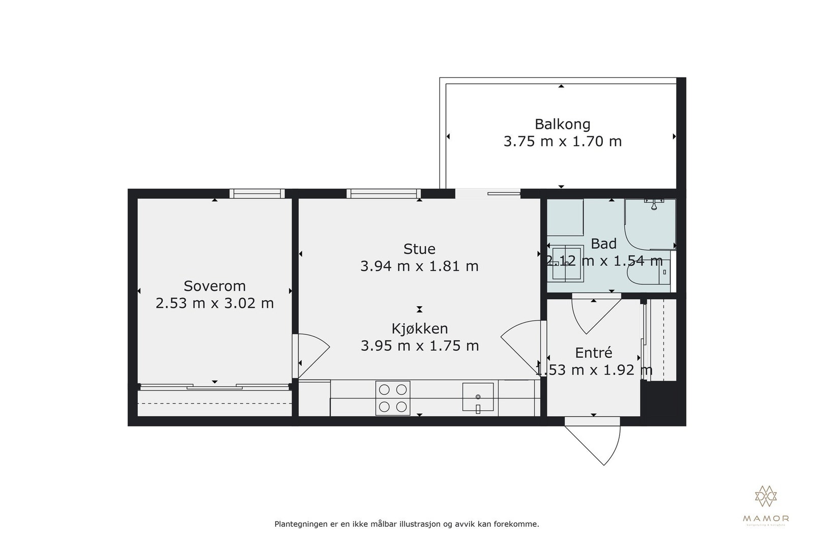 Plantegning Galleribilde