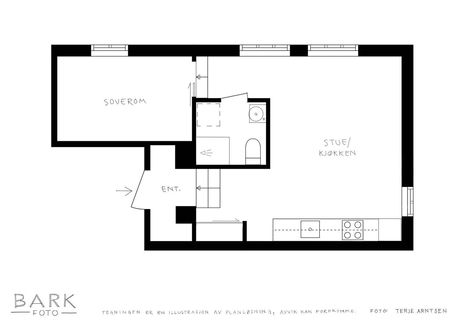 Plantegning. Galleribilde