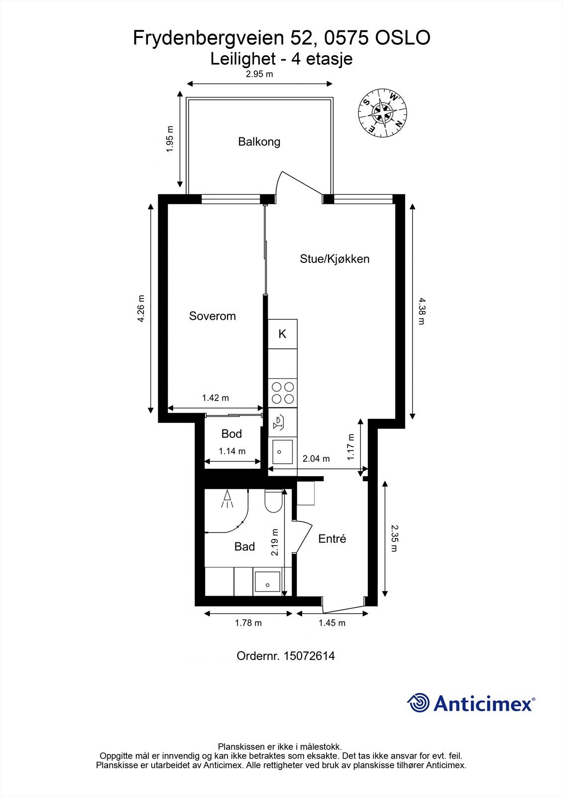 Plantegning Galleribilde