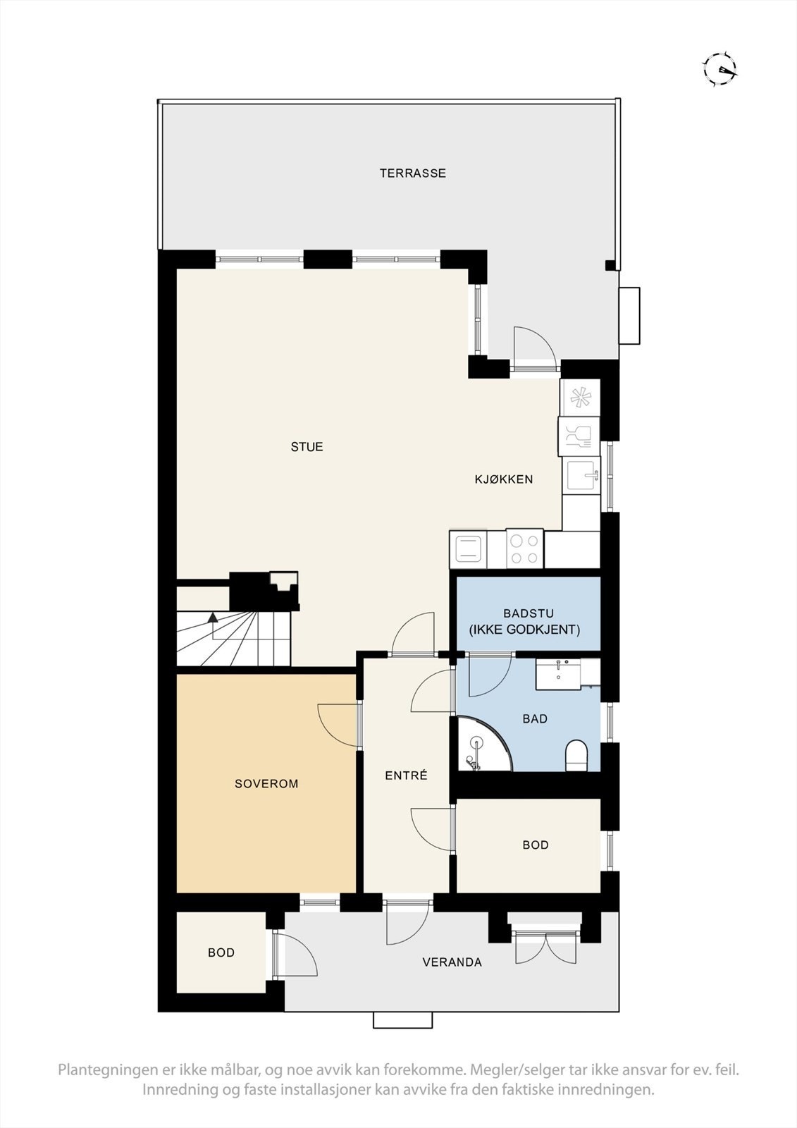 Plantegning 1. etasje. Galleribilde