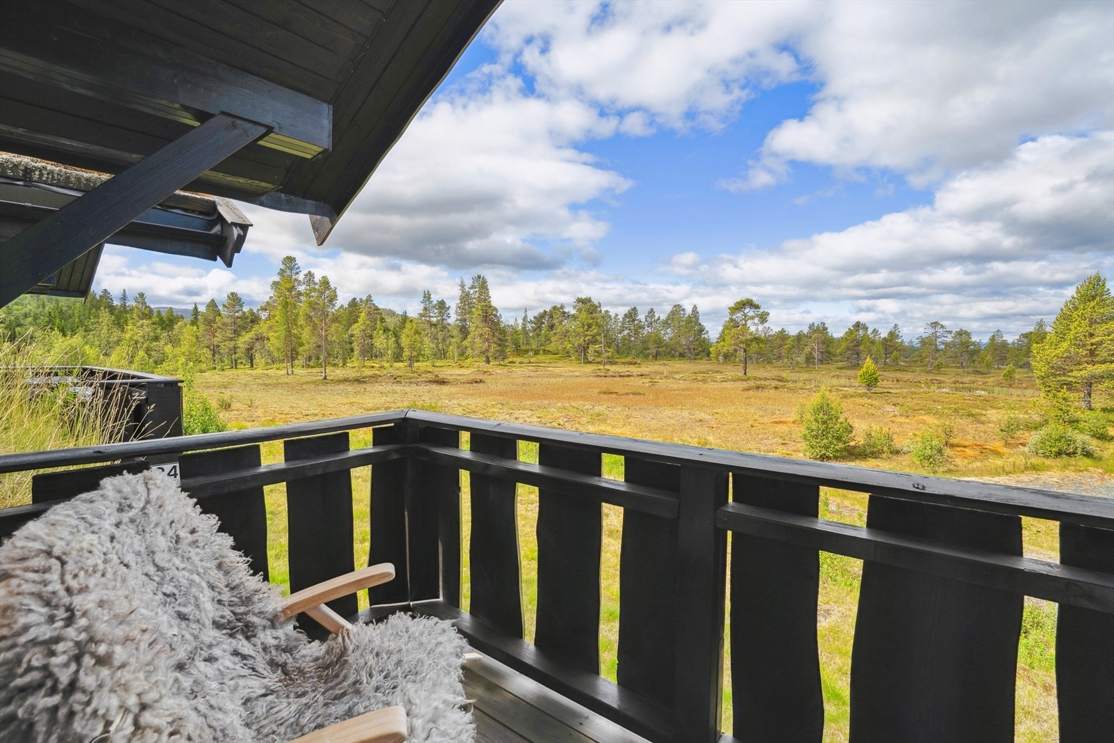 Det er utgang fra loftstuen til en balkong på 5 kvm. Galleribilde