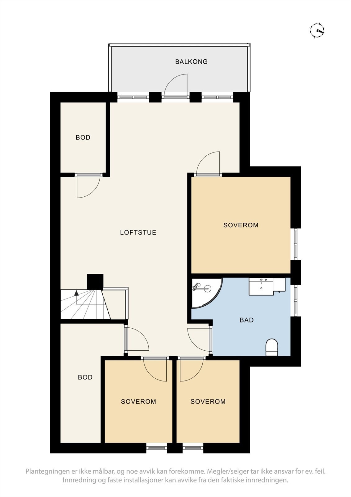 Plantegning 2. etasje. Galleribilde