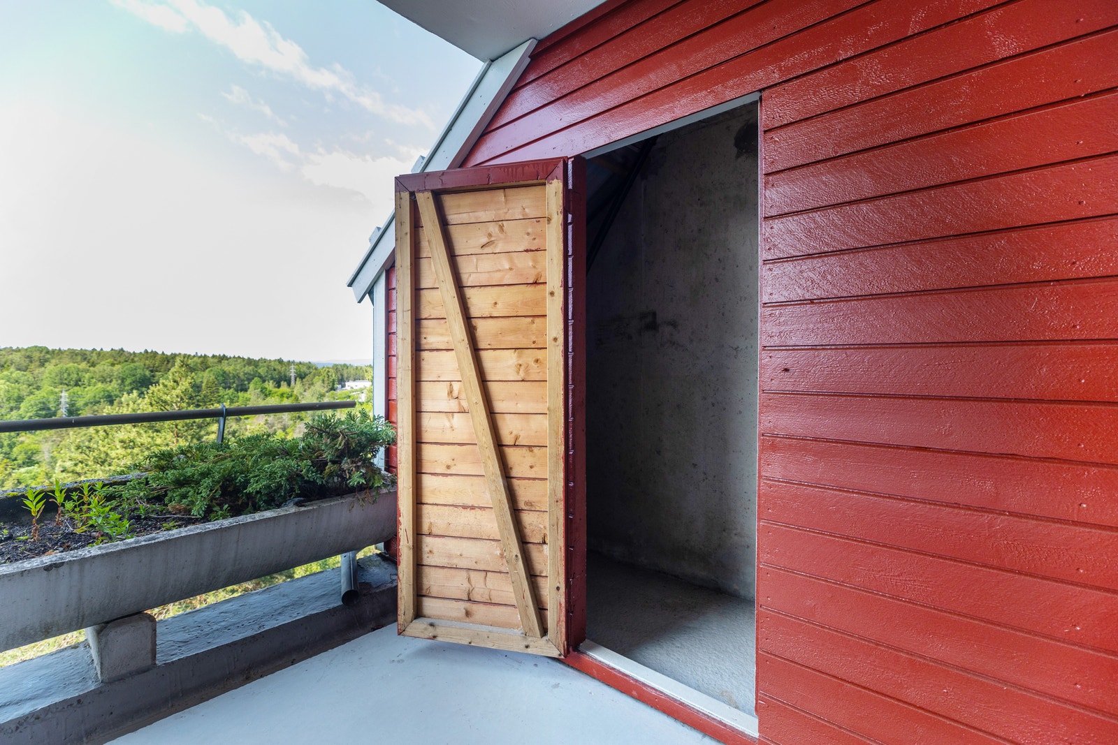 Utebod på terrasse Galleribilde