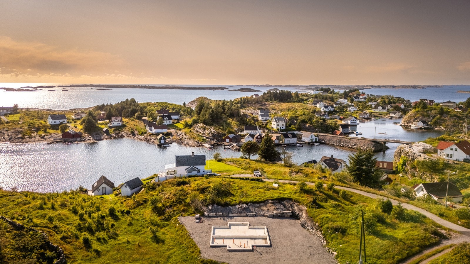 Majestetisk utsikt og de beste solforhold Galleribilde