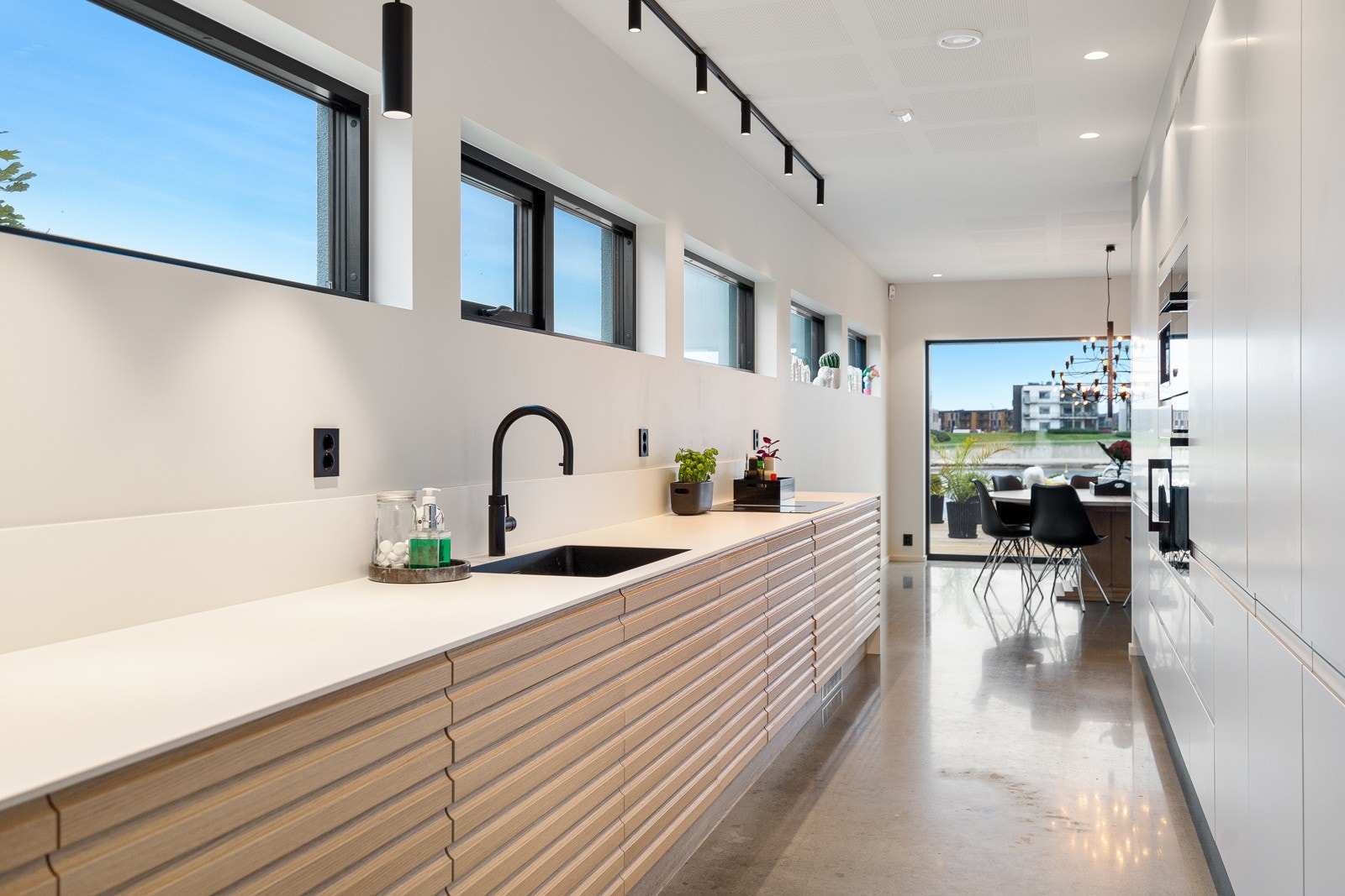 Lekker kombinasjon med lys eik Galleribilde