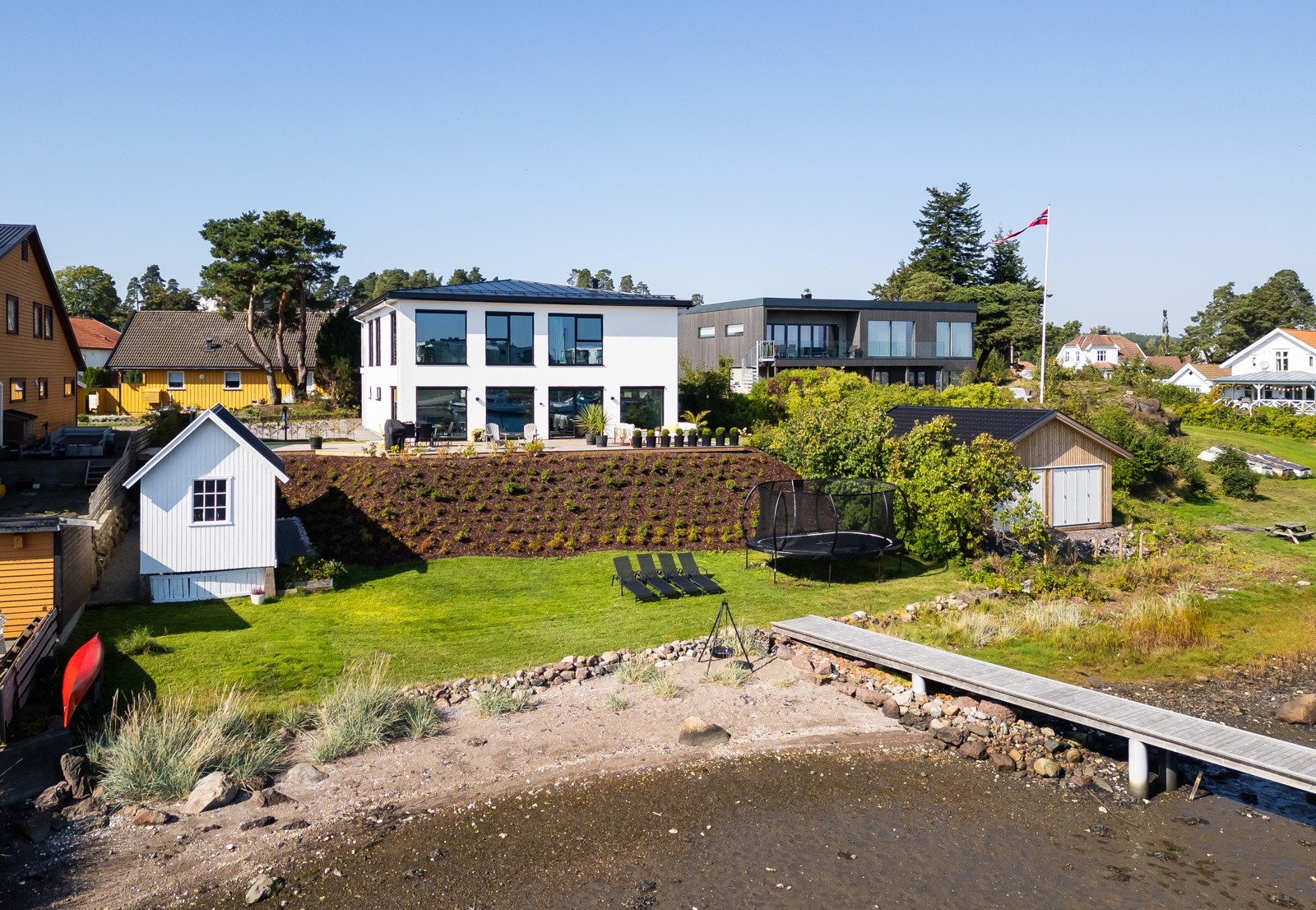 Egen sandstrand Galleribilde