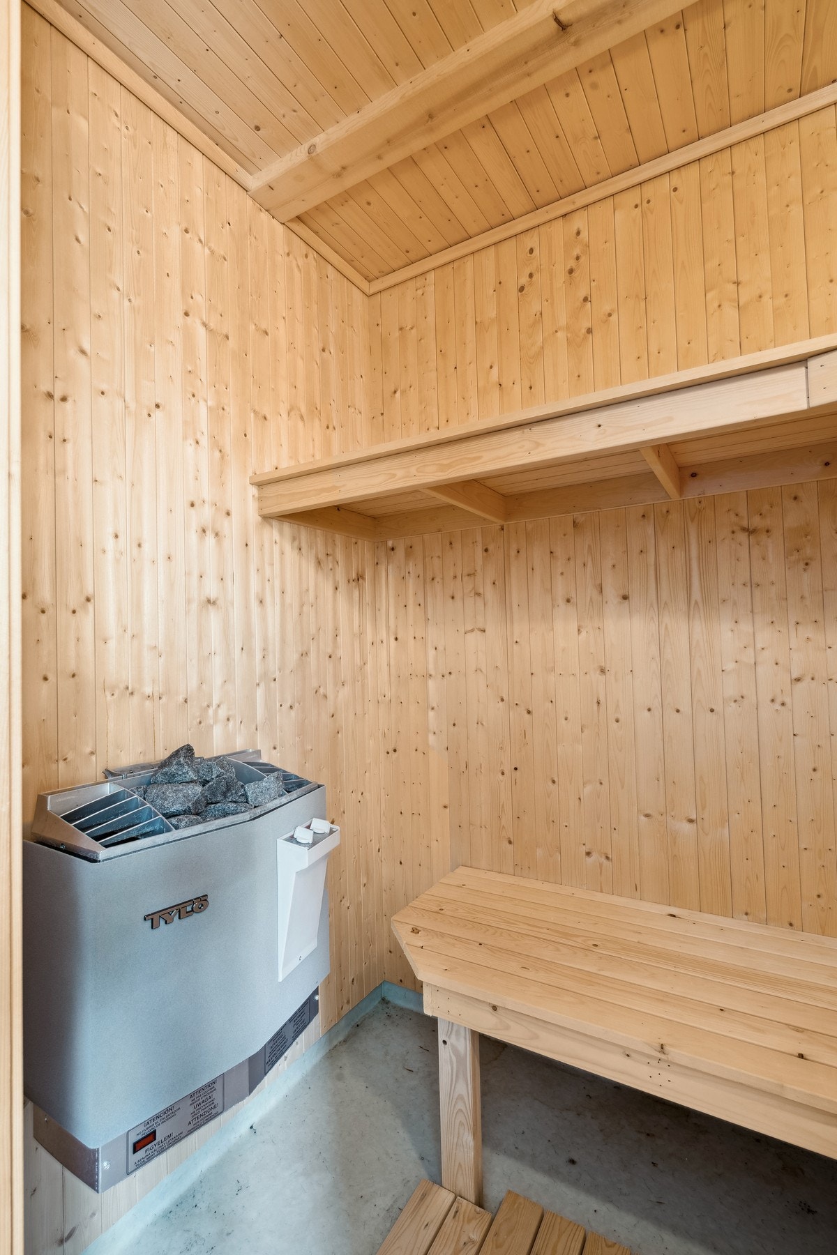 Badstuen har en elektrisk løsning. Galleribilde