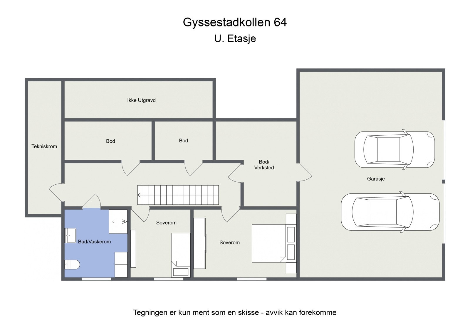 Underetasje. Galleribilde